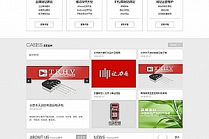 织梦HTML5高端黑色织梦网络公司网站模板