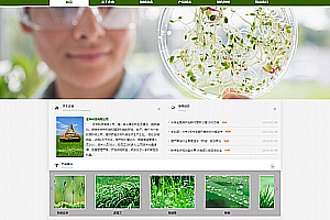 织梦农林科技公司网站dede模板