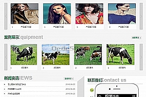 织梦简洁广告传媒行业类织梦模板(带手机端)