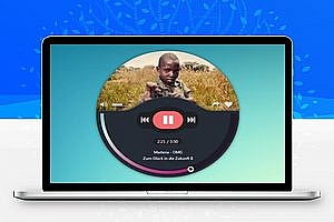 jQuery ui圆形音乐播放器样式代码_HTML5实例