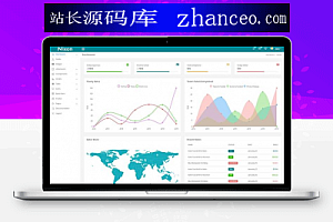 Bootstrap响应式商城的销售数据统计后台管理系统程序模板下载 含多个heml模板