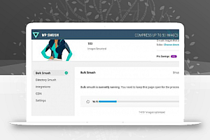 WordPress插件WPSmushProv3.7.0图片上传压缩插件WordPress图像优化插件
