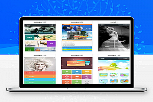 100套微赞(微官网)精华模板合集 100套非常漂亮的微站风格的网站模板