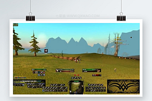 【魔兽3.35+3.13版本】前期难玩后期无敌版+一键服务端+无材料+无积分+无会员系统+精美注册站