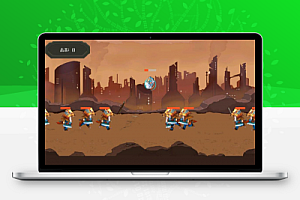 unity3d游戏2d横版射击游戏完整项目源码