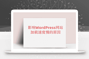 影响WordPress网站加载速度的最大原因