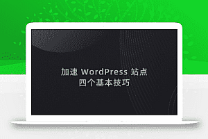 优化WordPress网站开通速度的四种基本技术