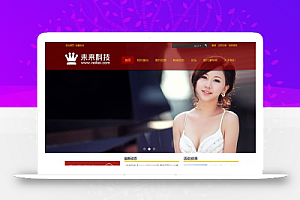 未来科技影楼网站模板 图片摄影站源码 Discuz模板