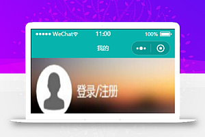 信息登录订单查询我的个人中心商城程序源码