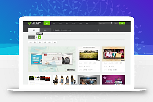 织梦仿uehtml响应式设计师素材模板作品分享平台源码