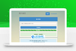 【API接口源码】在线图片鉴定PHP源码