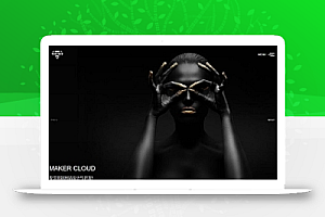 滚屏摄影企业模板高端黑色全屏摄影画册艺术公司响应网站dedecms源代码自适应手机终端