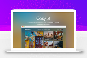 Cosy 3.1.3去授权无限制版 WordPress主题模板