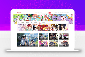 Miko二次元动漫视频网站源码 视频播放带仿哔哩哔哩视频字幕弹幕网站源码