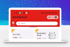 图文网格排版展示商业版微商城首页源码