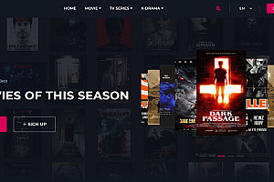 多语言在线点播电影流媒体平台系统源码